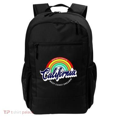 California West Coast Dreamin Retro Rainbow Backpack
