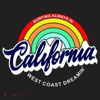 California West Coast Dreamin Retro Rainbow Tumbler thumb 3
