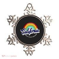California West Coast Dreamin Retro Rainbow Ornament thumb 0