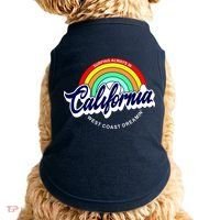 California West Coast Dreamin Retro Rainbow Doggie Tank thumb 0
