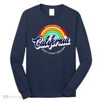 California West Coast Dreamin Retro Rainbow Long Sleeve Shirt thumb 0