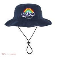 California West Coast Dreamin Retro Rainbow Bucket Hat thumb 0