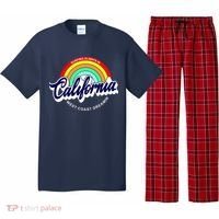 California West Coast Dreamin Retro Rainbow Pajama Set thumb 0
