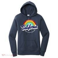 California West Coast Dreamin Retro Rainbow Women's Hoodie thumb 0