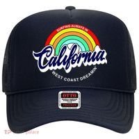 California West Coast Dreamin Retro Rainbow Hat thumb 0