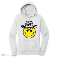 Cute Western Country Cowgirl Hat Star Yellow Smile Face Girl Women's Hoodie thumb 0