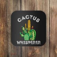 Cactus Whisperer Cacti Gardener Succulent Garden Plants Coaster thumb 0