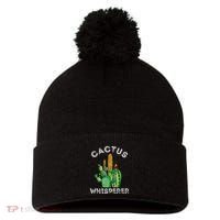 Cactus Whisperer Cacti Gardener Succulent Garden Plants Pom Pom 12in Knit Beanie thumb 0