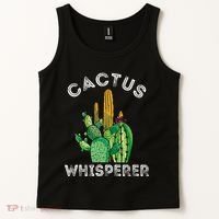 Cactus Whisperer Cacti Gardener Succulent Garden Plants Tank Top thumb 2
