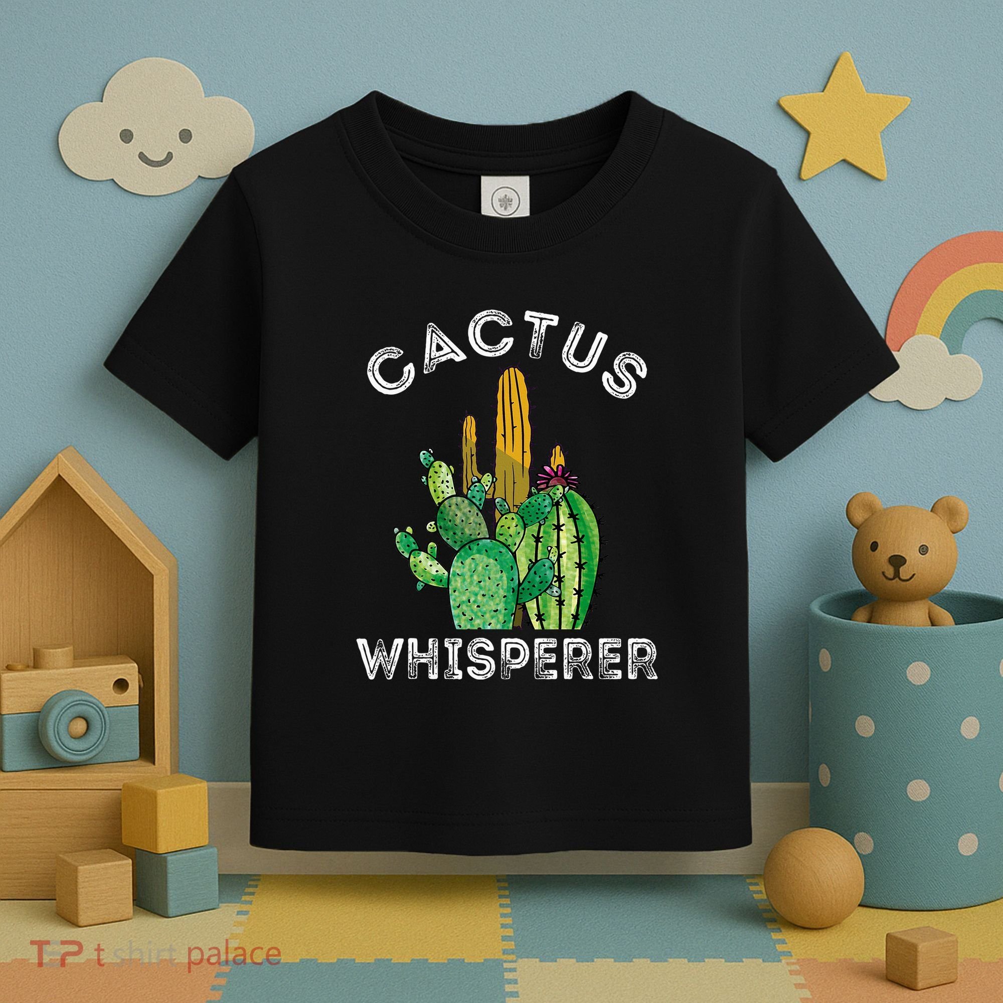 Cactus Whisperer Cacti Gardener Succulent Garden Plants Toddler T-Shirt