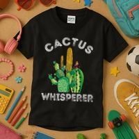 Cactus Whisperer Cacti Gardener Succulent Garden Plants Kids T-Shirt thumb 3