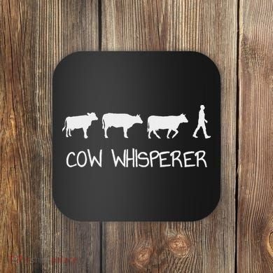 Cow Whisperer Coaster