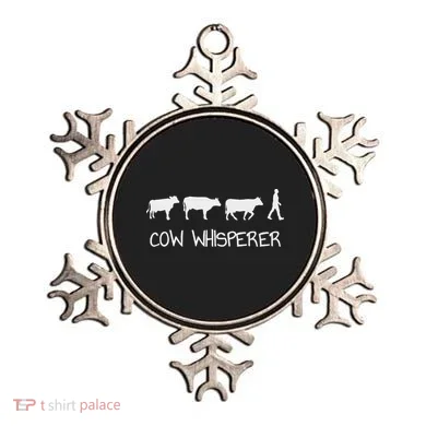 Cow Whisperer Ornament