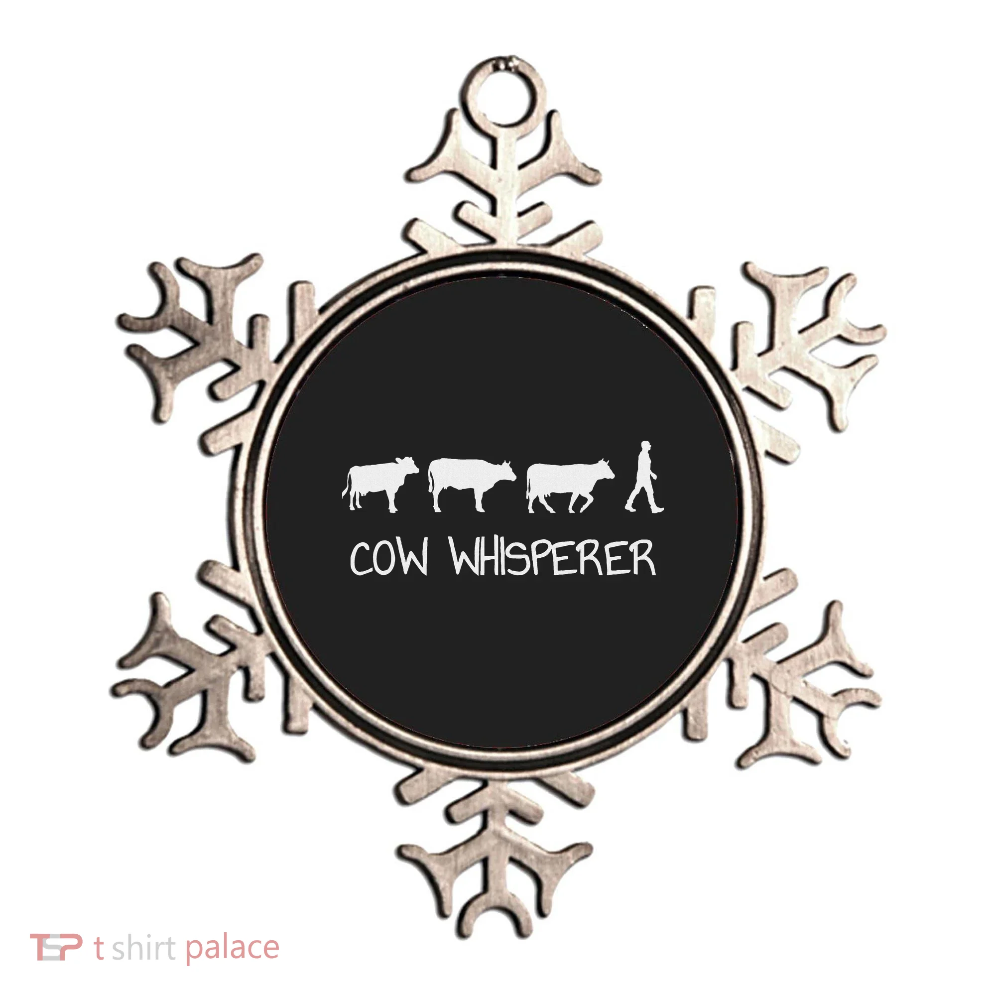 Cow Whisperer Ornament