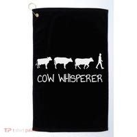 Cow Whisperer Golf Towel thumb 0