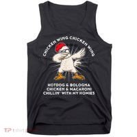 Chicken Wing Chicken Wing Shirt Song Lyric Hot Dog Bologna Tank Top thumb 0
