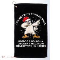 Chicken Wing Chicken Wing Shirt Song Lyric Hot Dog Bologna Golf Towel thumb 0