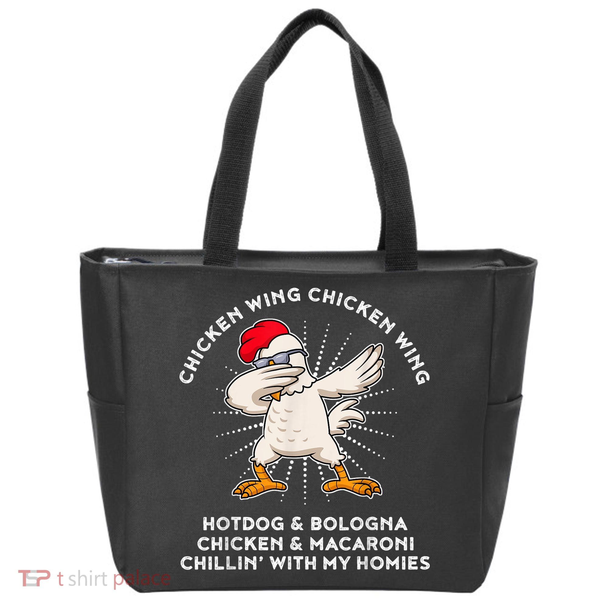 Chicken Wing Chicken Wing Shirt Song Lyric Hot Dog Bologna Tote Bag