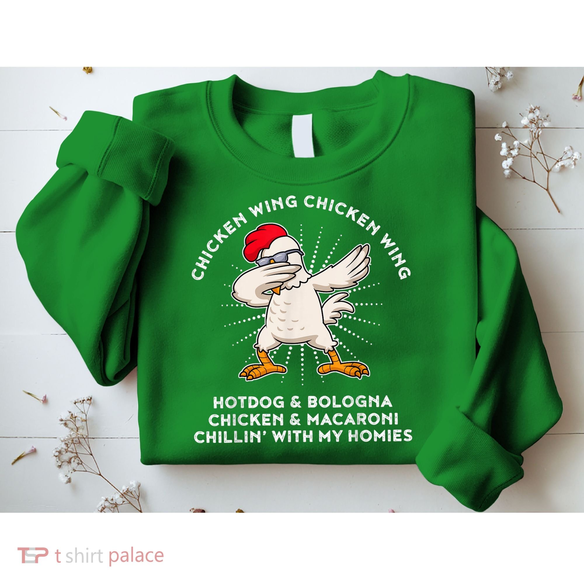 Chicken Wing Chicken Wing Shirt Song Lyric Hot Dog Bologna Sweatshirt