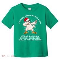 Chicken Wing Chicken Wing Shirt Song Lyric Hot Dog Bologna Toddler T-Shirt thumb 0
