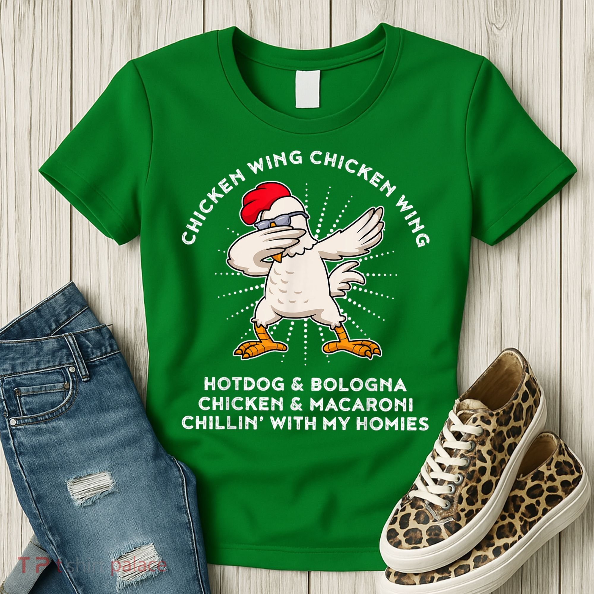 Chicken Wing Chicken Wing Shirt Song Lyric Hot Dog Bologna Women's T-Shirt