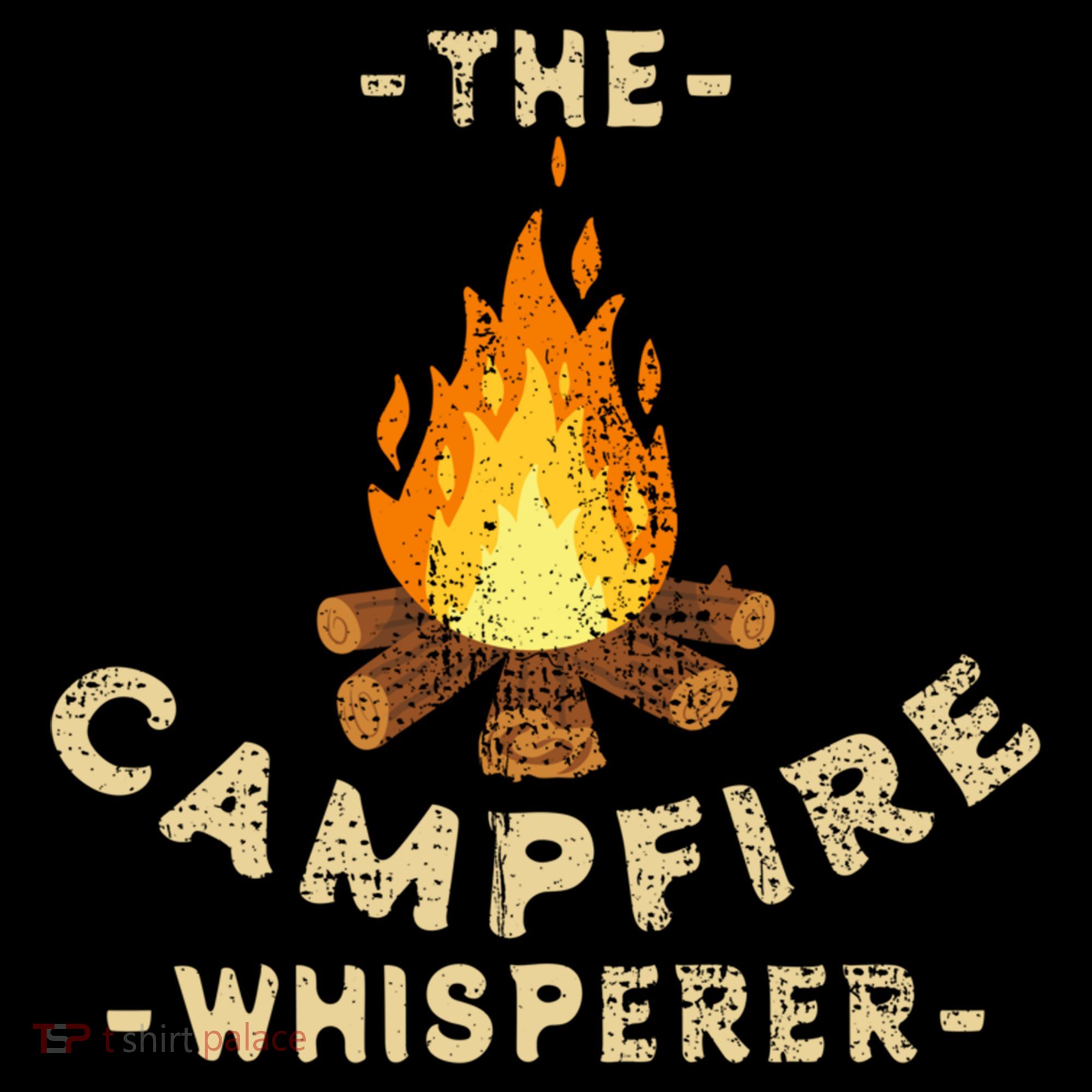 Campfire Whisperer Camping Pun Camper Campfire Funny Gift Bucket Hat