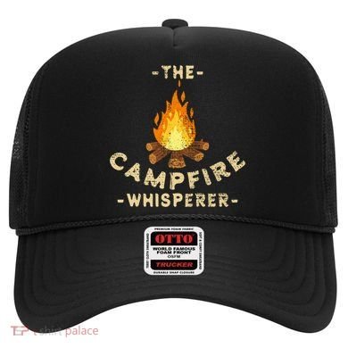 Campfire Whisperer Camping Pun Camper Campfire Funny Gift Hat
