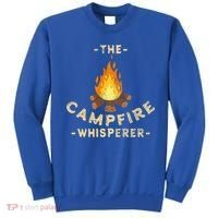 Campfire Whisperer Camping Pun Camper Campfire Funny Gift Sweatshirt thumb 0