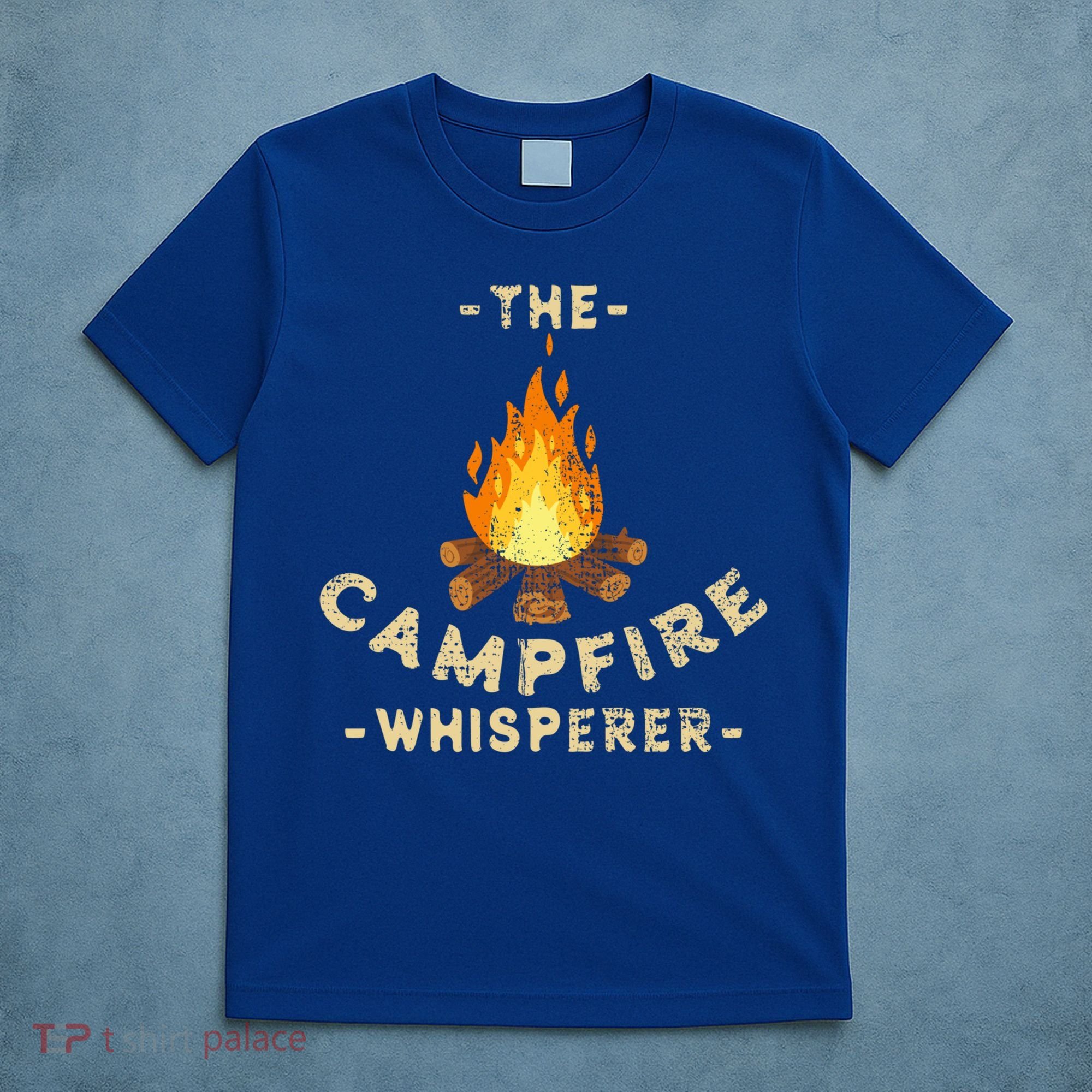 Campfire Whisperer Camping Pun Camper Campfire Funny Gift T-Shirt