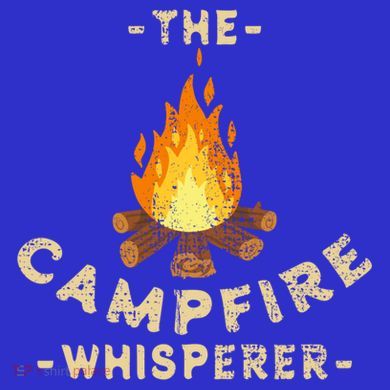 Campfire Whisperer Camping Pun Camper Campfire Funny Gift Tall T-Shirt