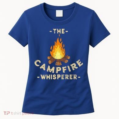 Campfire Whisperer Camping Pun Camper Campfire Funny Gift Women's T-Shirt