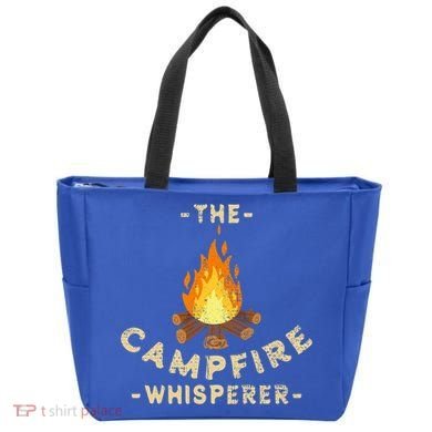 Campfire Whisperer Camping Pun Camper Campfire Funny Gift Tote Bag