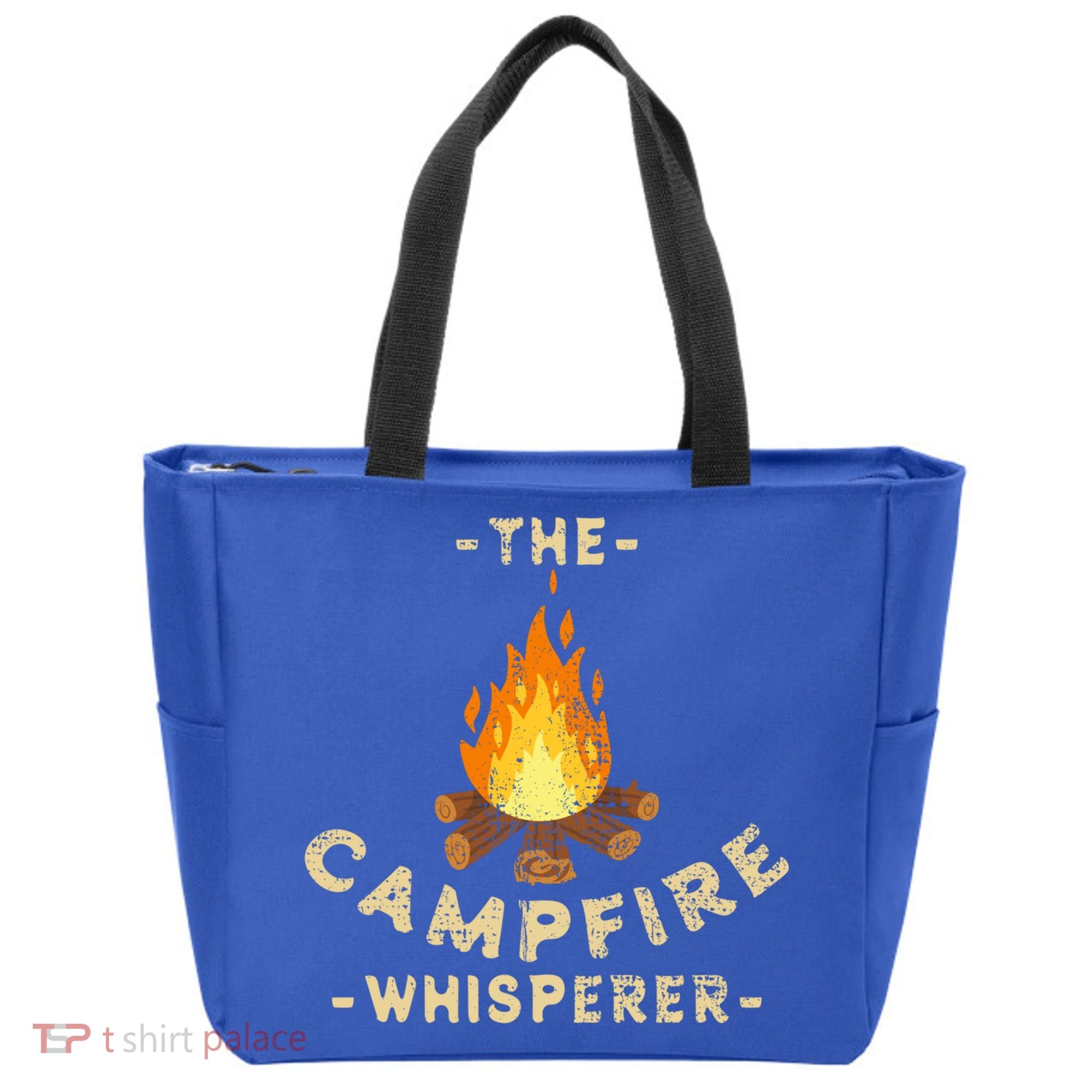 Campfire Whisperer Camping Pun Camper Campfire Funny Gift Tote Bag
