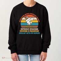 Chicken Wing Chicken Wing Hot Dog Bologna Macaroni Women's Sweatshirt thumb 0