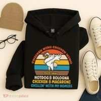 Chicken Wing Chicken Wing Hot Dog Bologna Macaroni Hoodie thumb 4