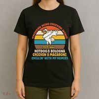 Chicken Wing Chicken Wing Hot Dog Bologna Macaroni T-Shirt thumb 4