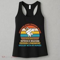 Chicken Wing Chicken Wing Hot Dog Bologna Macaroni Women's Tank Top thumb 3