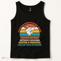 Chicken Wing Chicken Wing Hot Dog Bologna Macaroni Tank Top thumb 2
