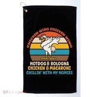 Chicken Wing Chicken Wing Hot Dog Bologna Macaroni Golf Towel thumb 0