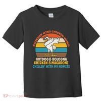 Chicken Wing Chicken Wing Hot Dog Bologna Macaroni Toddler T-Shirt thumb 0