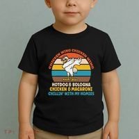 Chicken Wing Chicken Wing Hot Dog Bologna Macaroni Toddler T-Shirt thumb 2