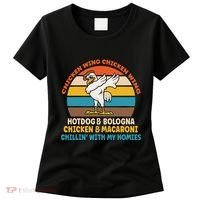 Chicken Wing Chicken Wing Hot Dog Bologna Macaroni Women's T-Shirt thumb 0