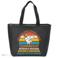 Chicken Wing Chicken Wing Hot Dog Bologna Macaroni Tote Bag thumb 0