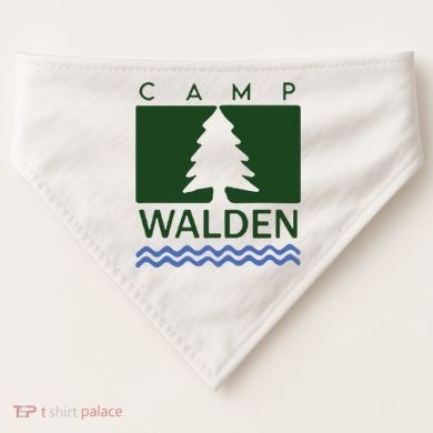 Camp Walden USA-Made Doggie Bandana