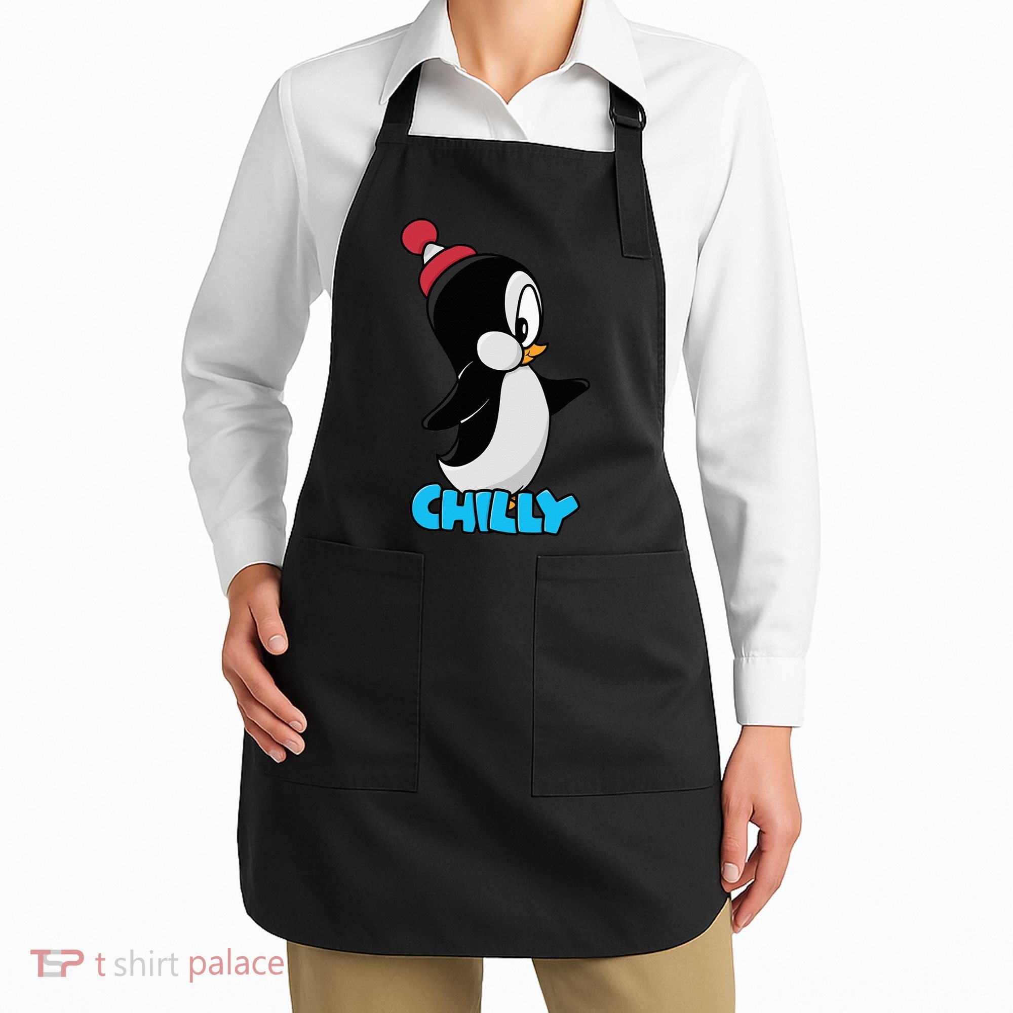 CHILLYS WILLY CARTOON funny animal Apron