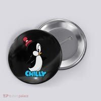 CHILLYS WILLY CARTOON funny animal Button thumb 0