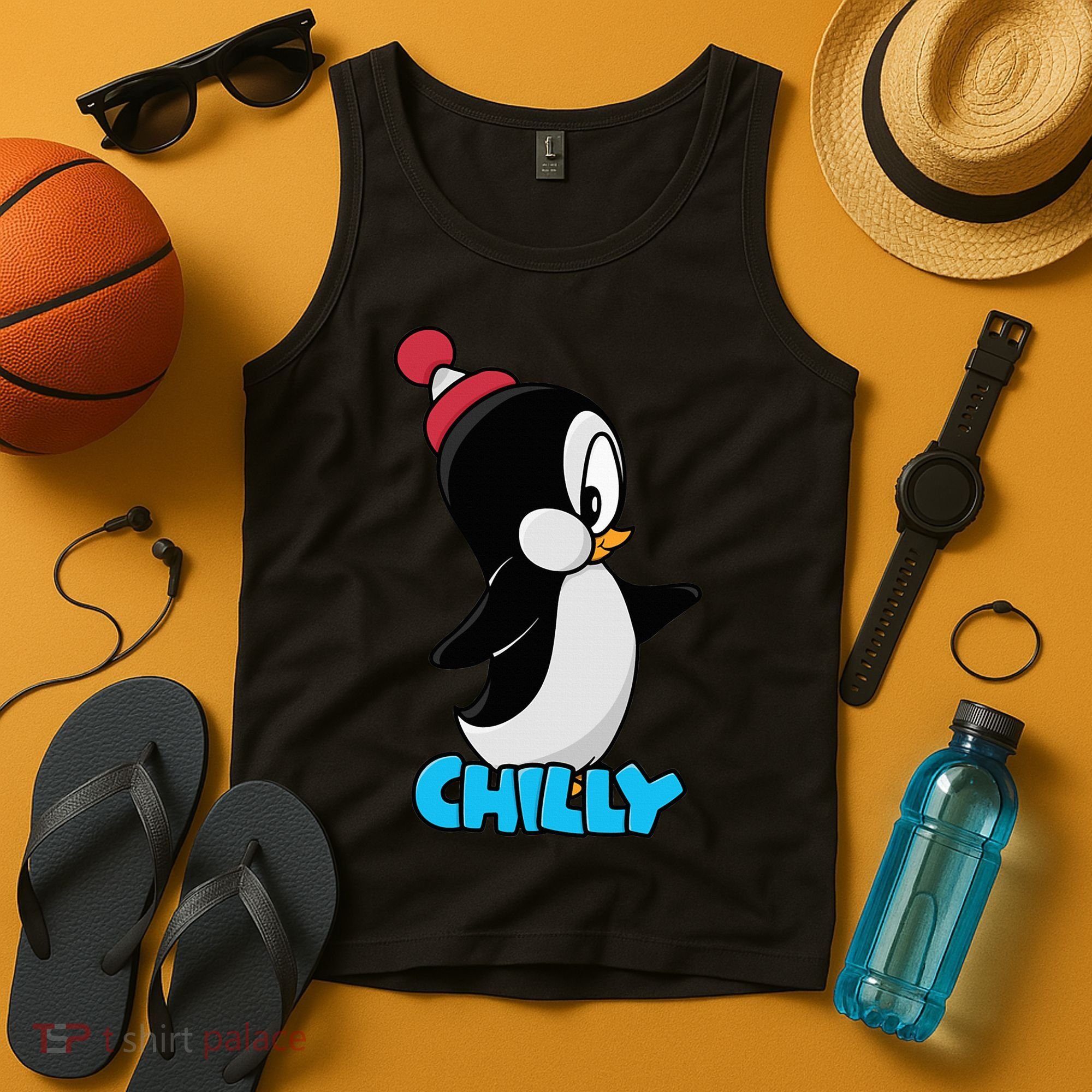 CHILLYS WILLY CARTOON funny animal Tank Top