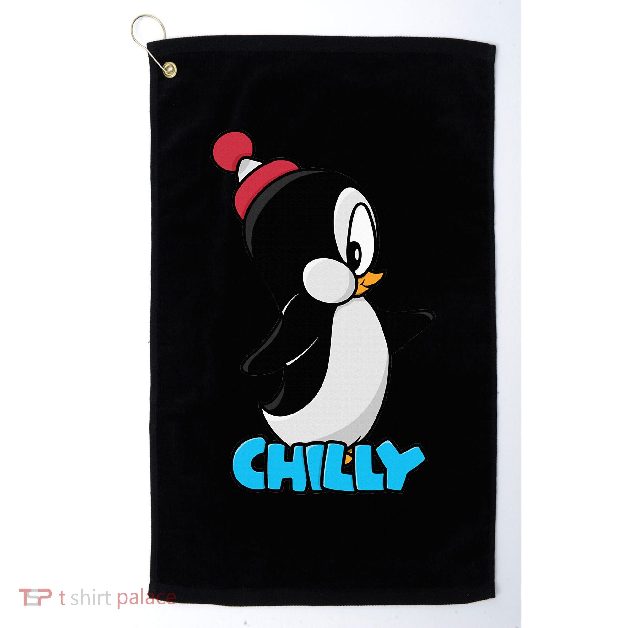 CHILLYS WILLY CARTOON funny animal Golf Towel