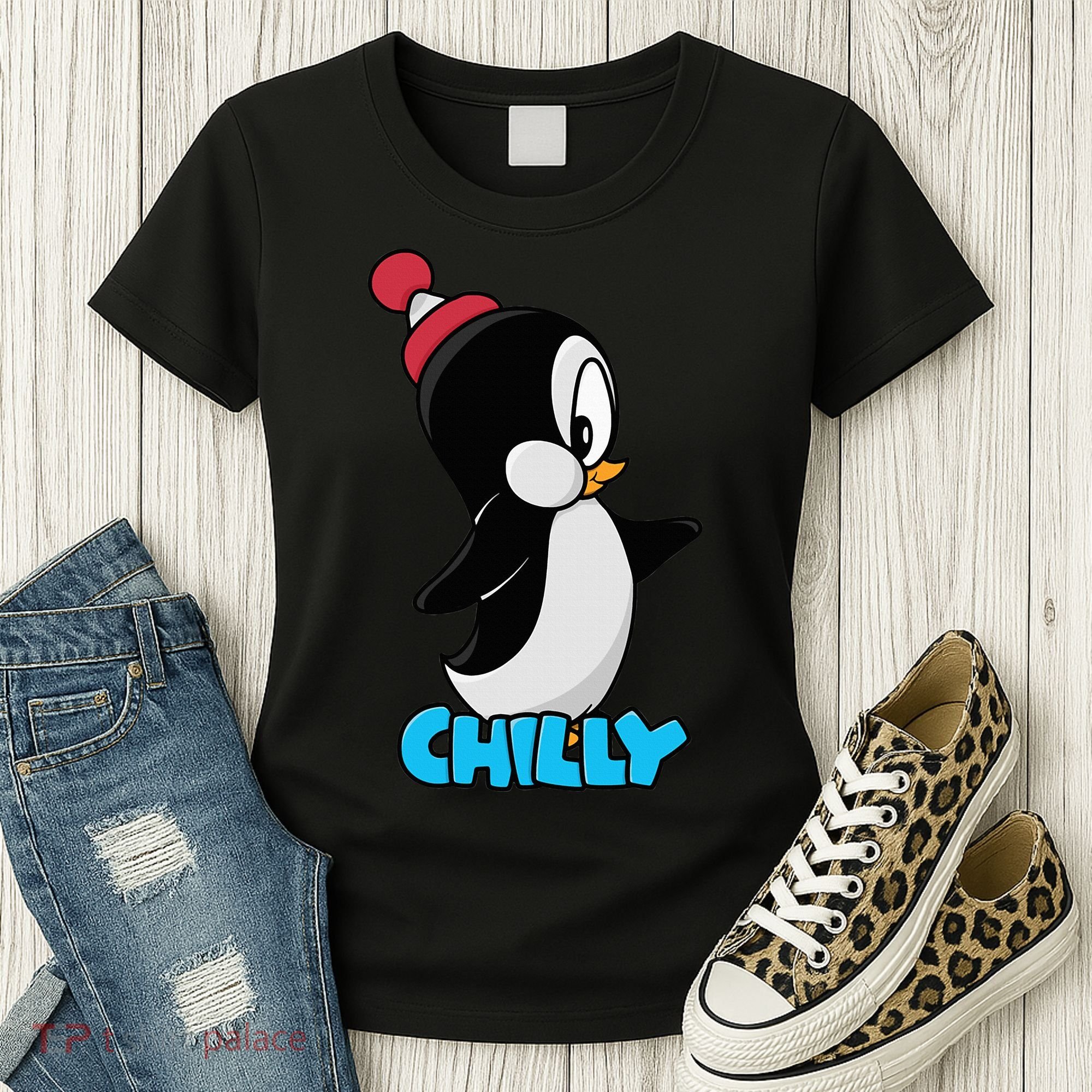 CHILLYS WILLY CARTOON funny animal Women's T-Shirt