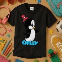 CHILLYS WILLY CARTOON funny animal Kids T-Shirt thumb 3